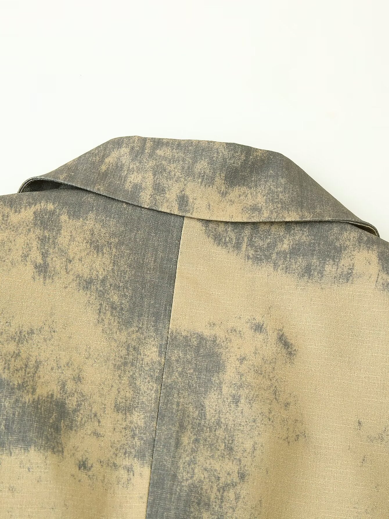 Western Printed Minimalist Blazer