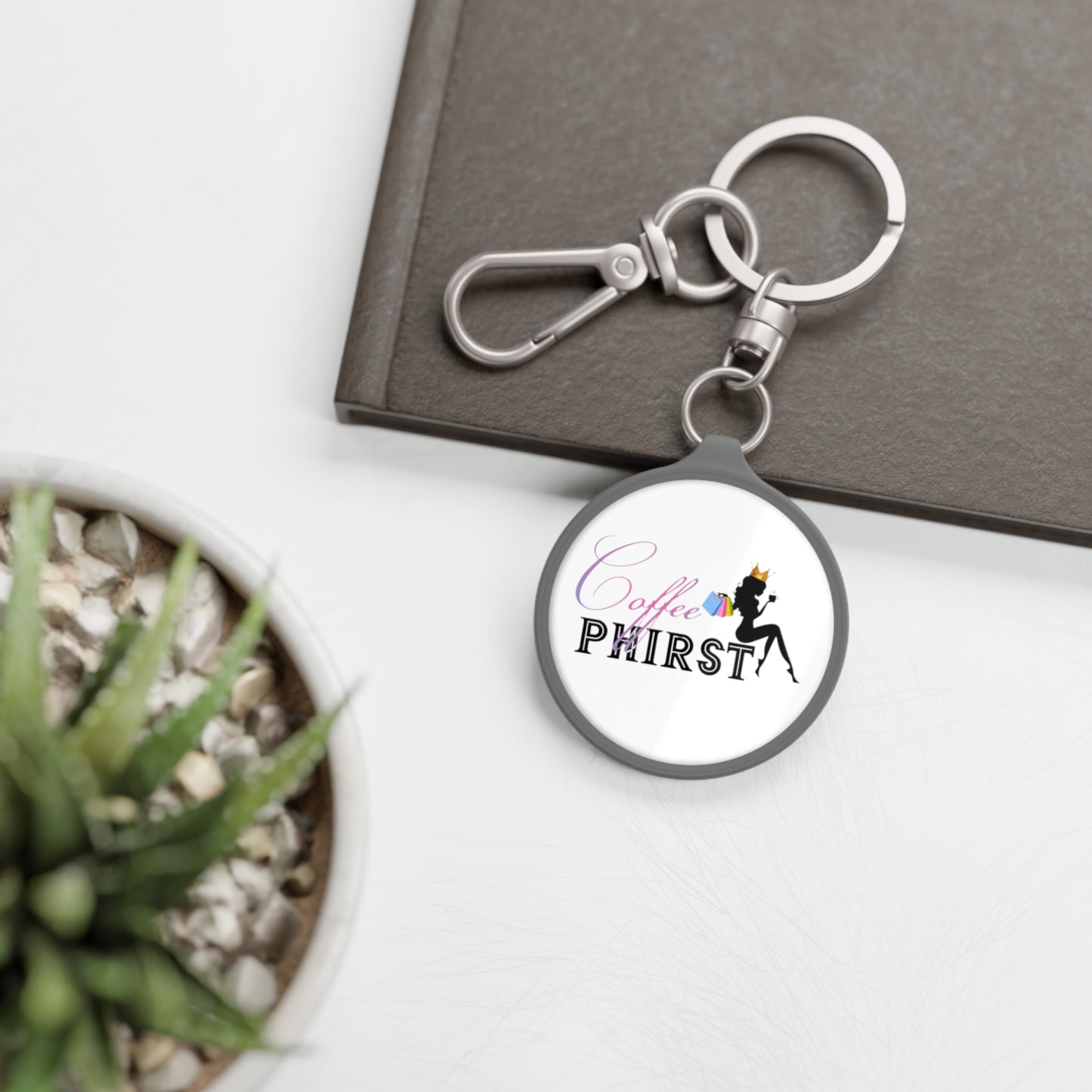 Coffee Phirst Keyring Tag