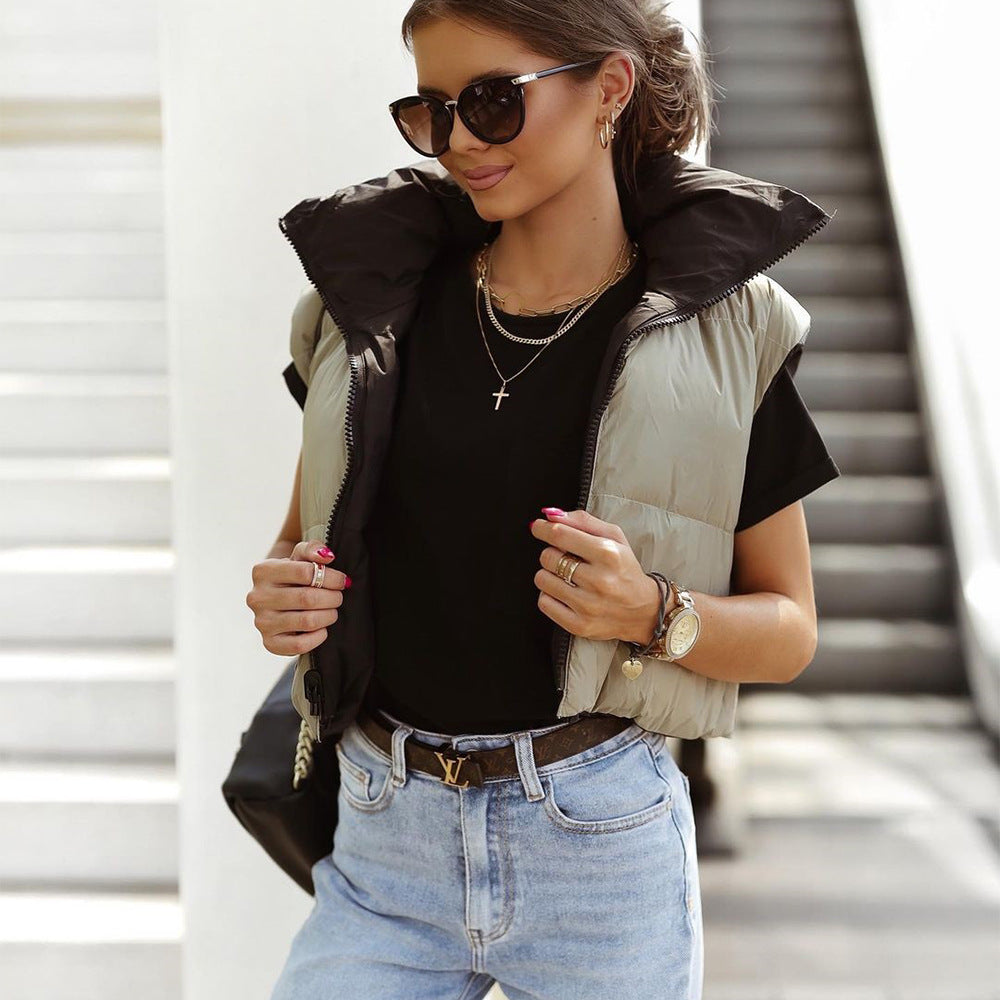Double-Sided Cotton-Padded Vest