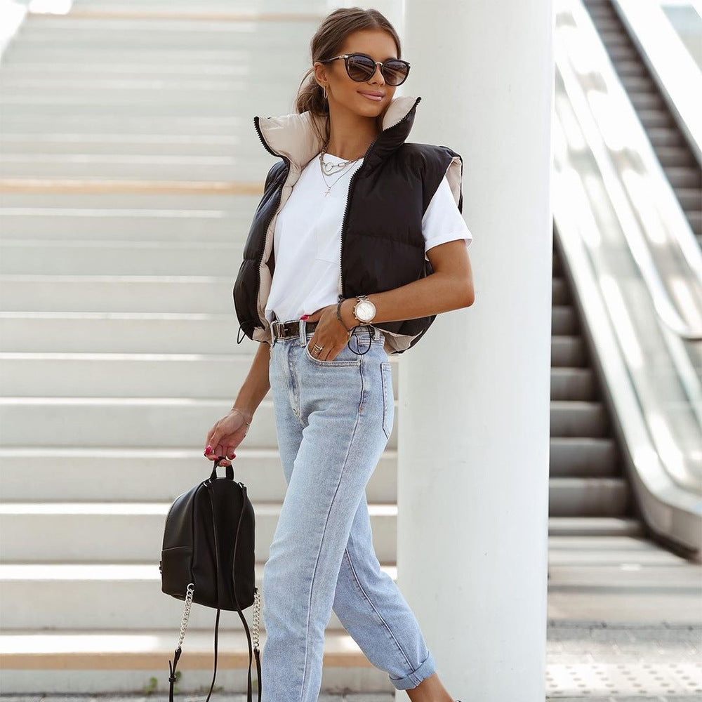 Double-Sided Cotton-Padded Vest