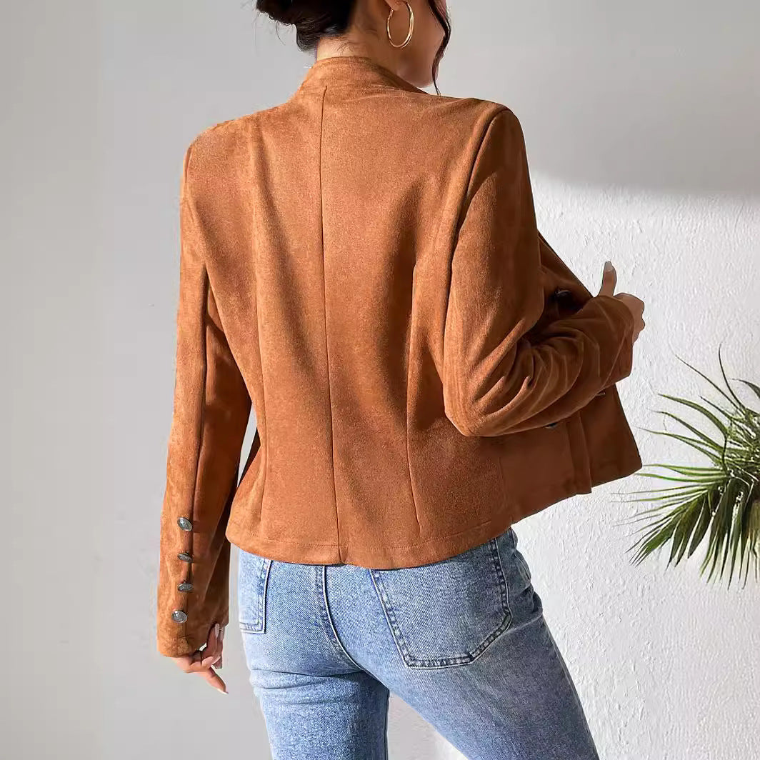 Slim Collared Stylish Coat