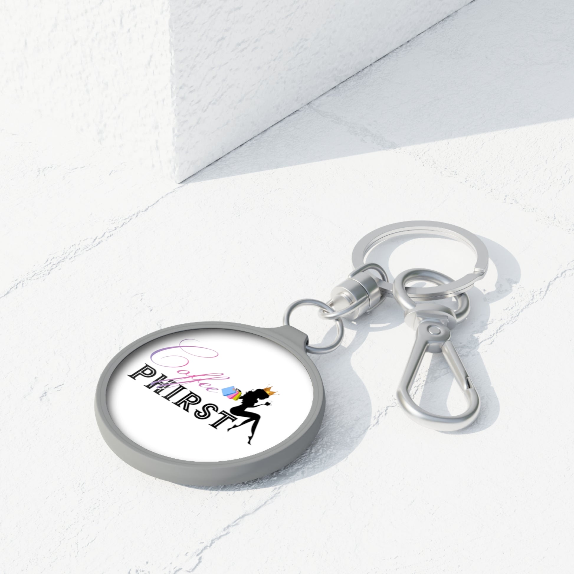 Coffee Phirst Keyring Tag