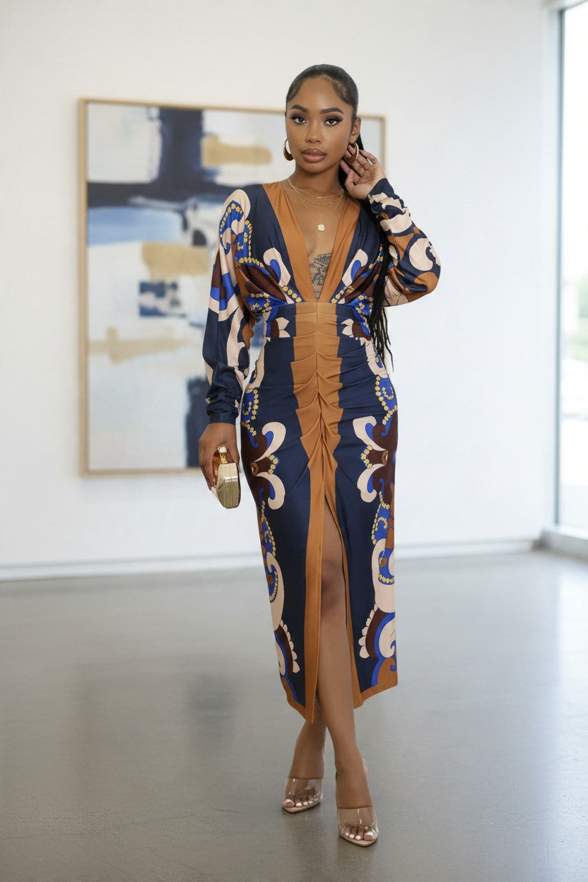 Long Sleeve Maxi Dress
