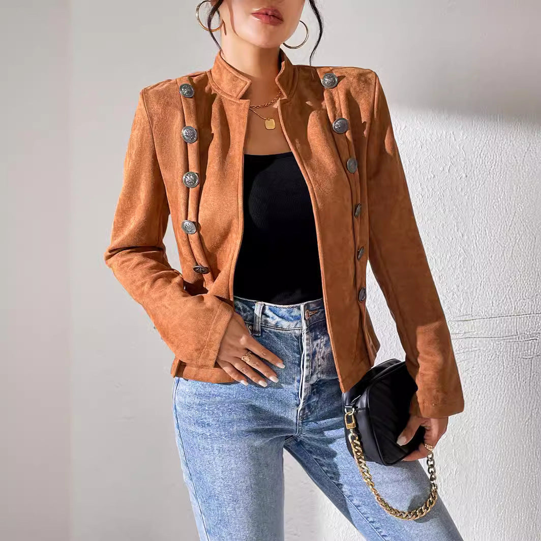 Slim Collared Stylish Coat