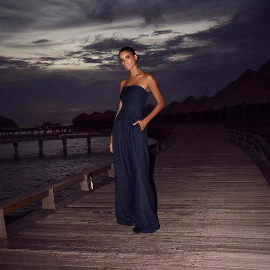Backless Slim Fit Jumpsuit