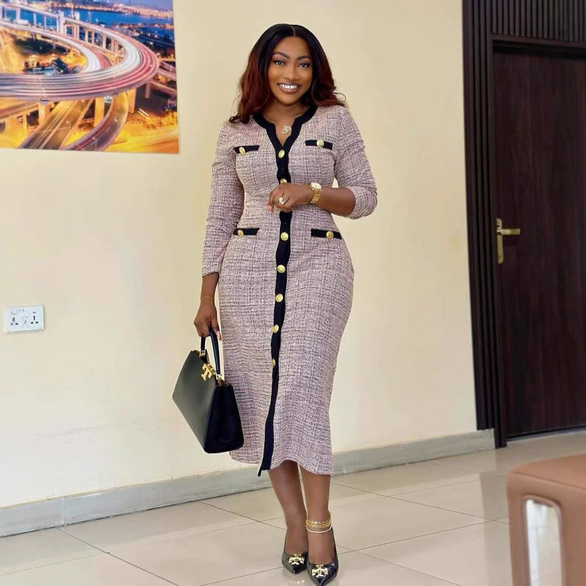 Knitted Classic Slim Fit Dress