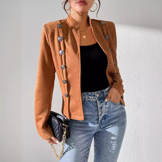 Slim Collared Stylish Coat