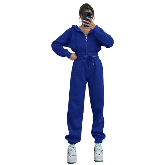 Hooded Zipper Sweatsuit