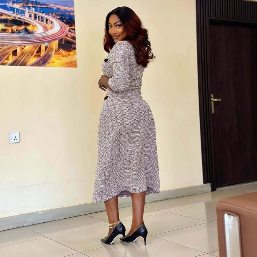 Knitted Classic Slim Fit Dress