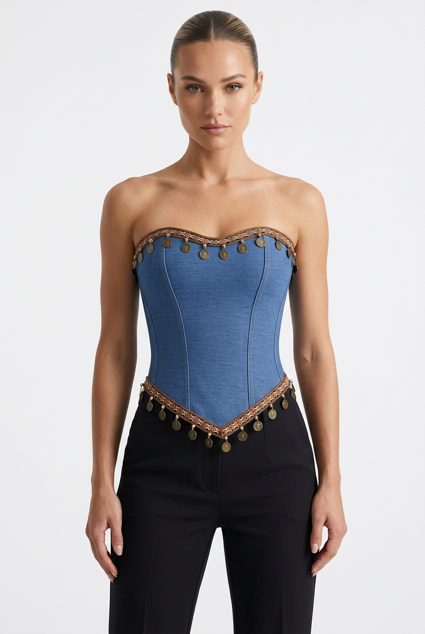 Tube Top Push Up Top