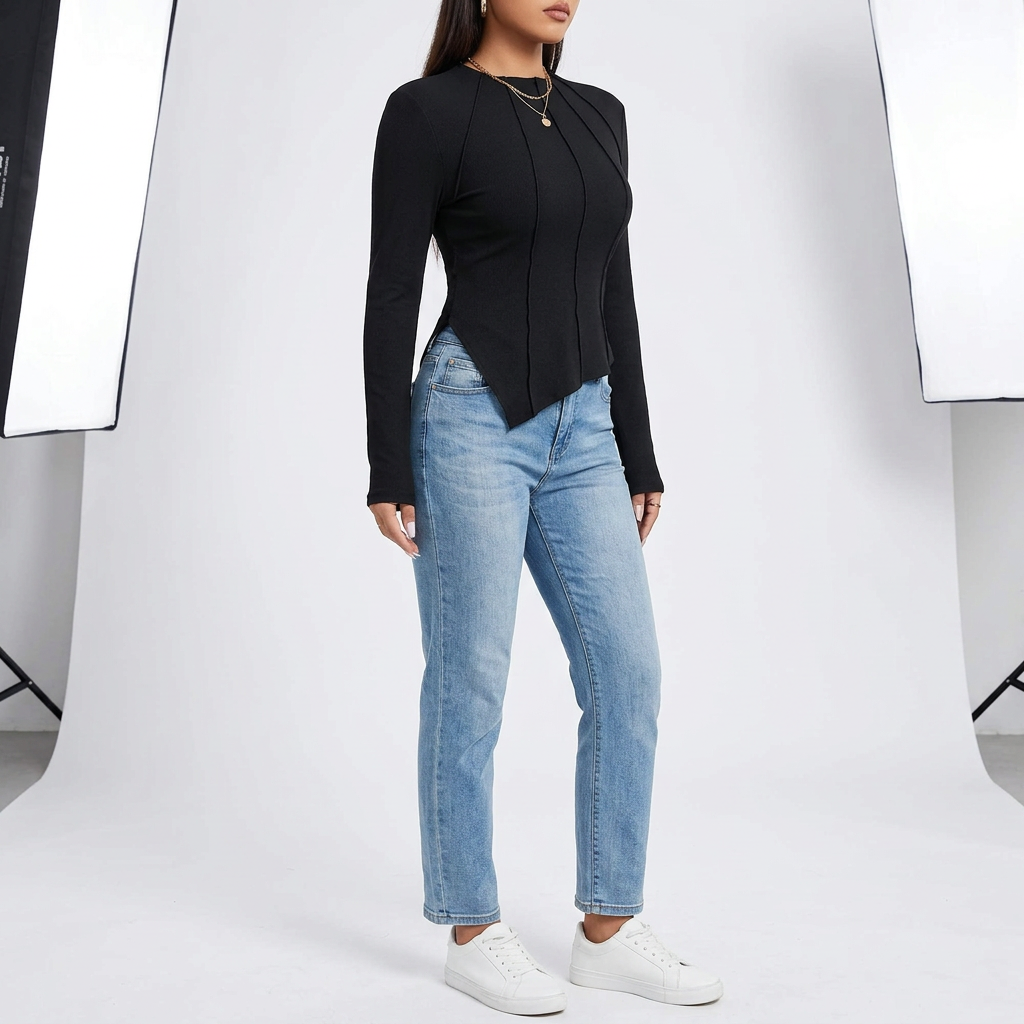 Trendy T shirt Long Sleeve Top