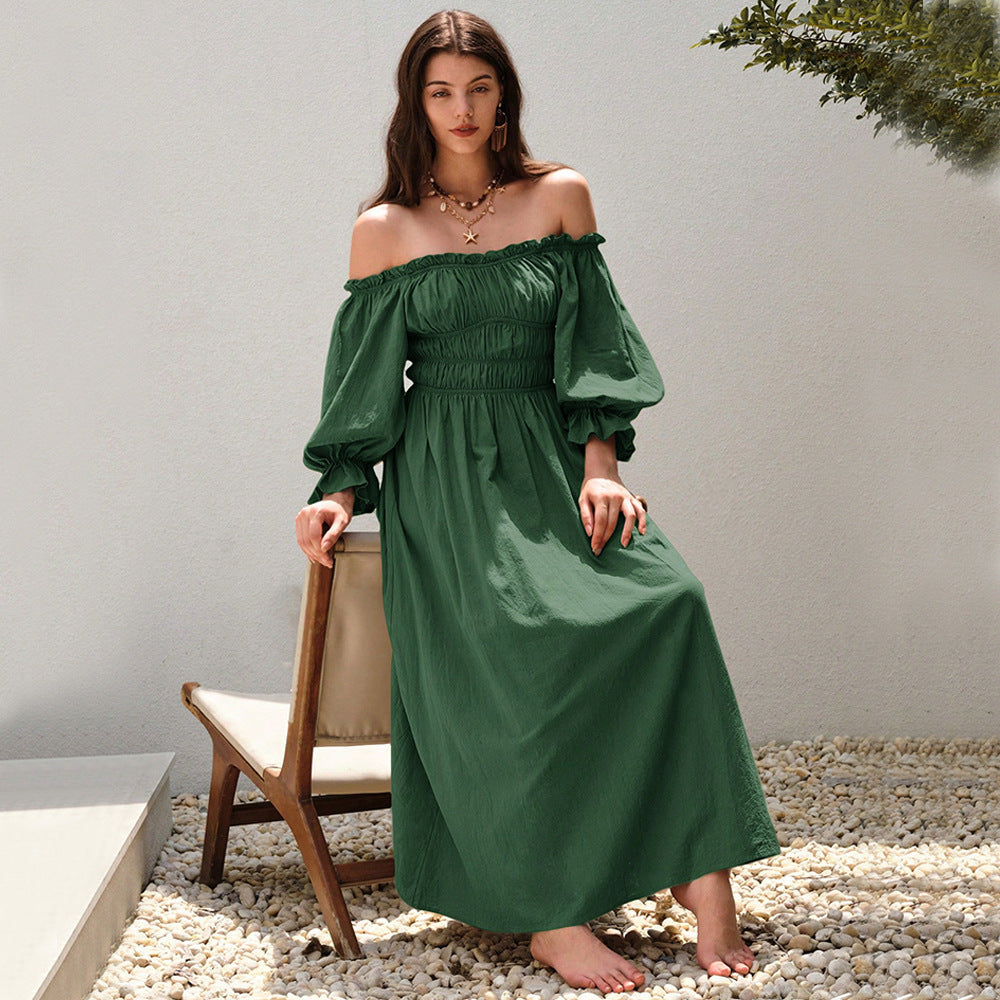 Off Shoulder Maxi Dress