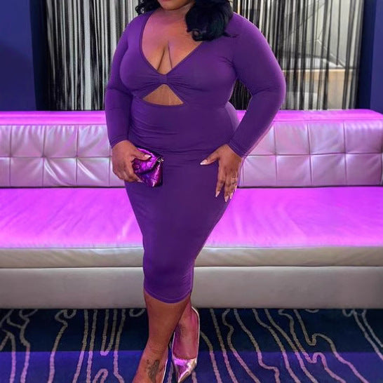 Bow Cropped Solid Color Dress