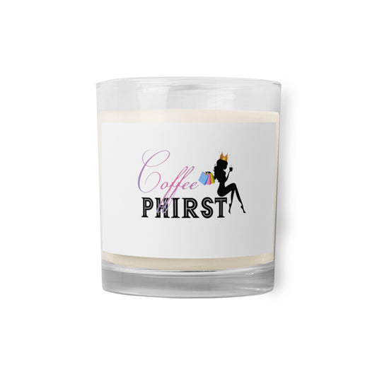 Coffee Phirst Glass Wax Candle